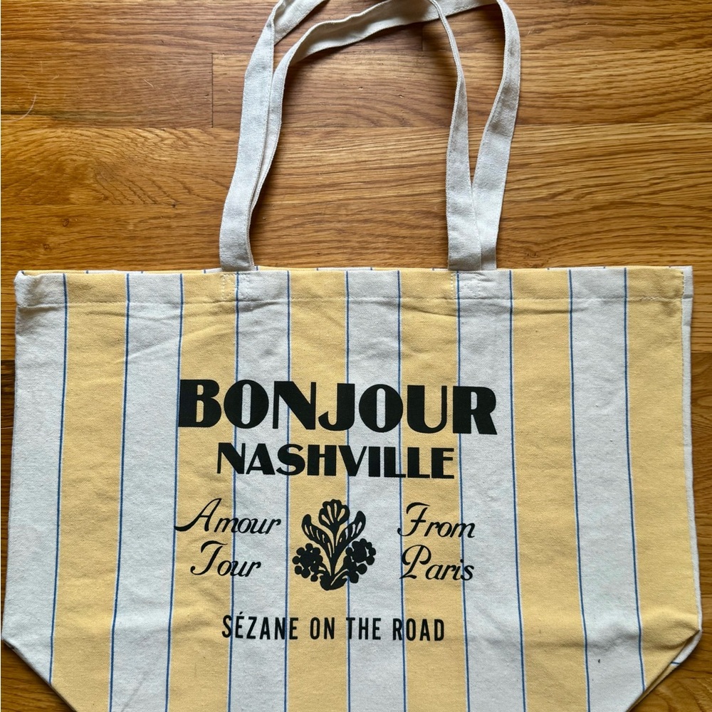 Sézane Bonjour Nashville Tote Bagsezane Nashville Tote!